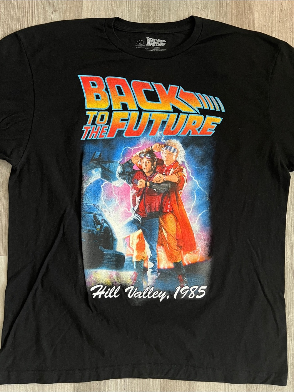 Back to the Future Graphic Tee - Black